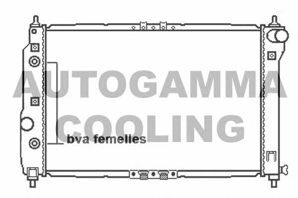 Autogamma 105778 Radiator, engine cooling 105778