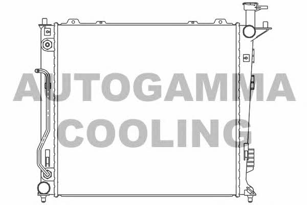 Autogamma 105808 Radiator, engine cooling 105808
