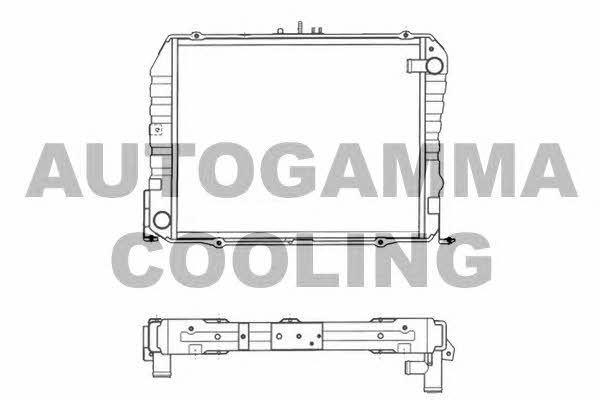 Autogamma 105817 Radiator, engine cooling 105817