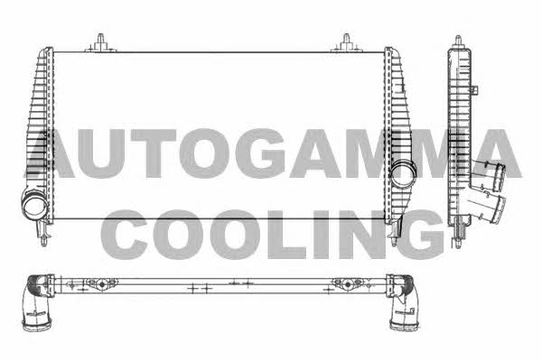 Autogamma 105822 Intercooler, charger 105822