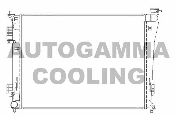 Autogamma 105836 Radiator, engine cooling 105836