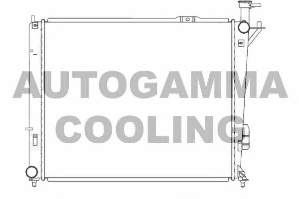 Autogamma 105840 Radiator, engine cooling 105840