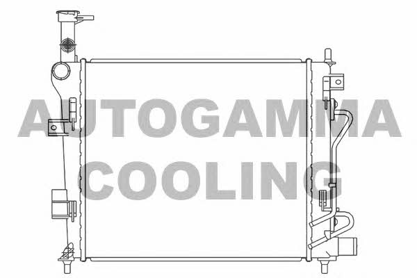 Autogamma 105844 Radiator, engine cooling 105844