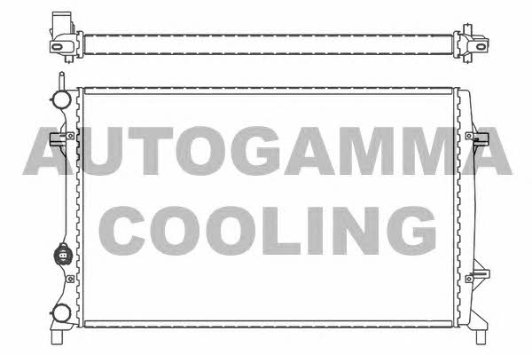 Autogamma 105846 Radiator, engine cooling 105846