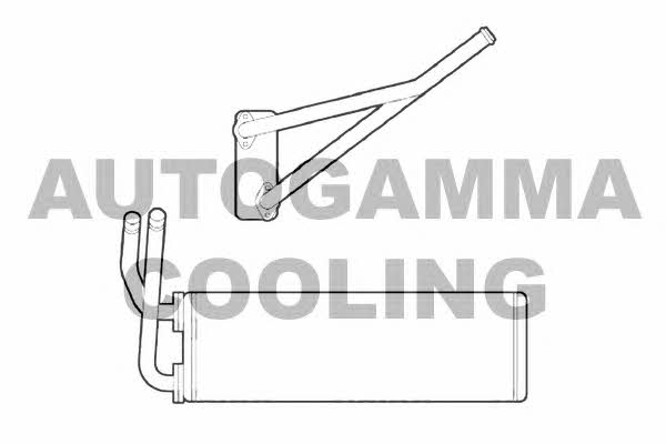 Autogamma 105893 Heat exchanger, interior heating 105893