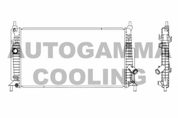 Autogamma 105903 Radiator, engine cooling 105903