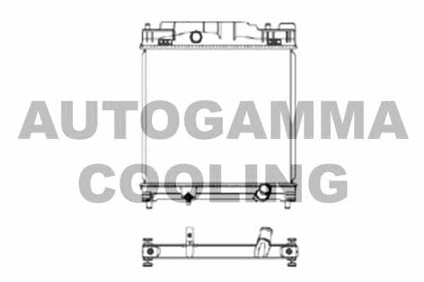 Autogamma 105904 Radiator, engine cooling 105904