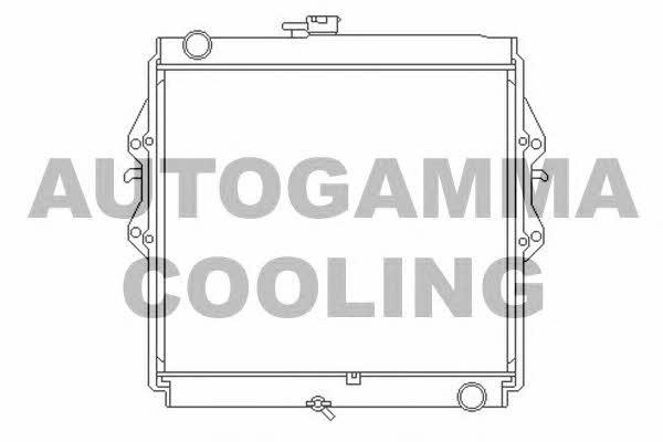 Autogamma 105906 Radiator, engine cooling 105906