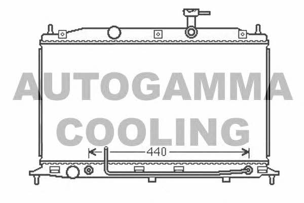 Autogamma 105919 Radiator, engine cooling 105919