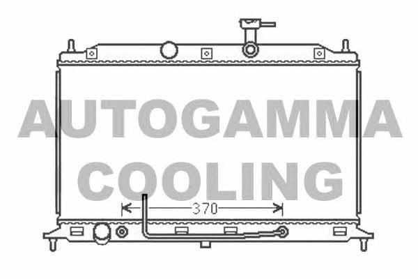 Autogamma 105920 Radiator, engine cooling 105920