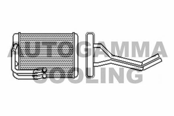 Autogamma 103706 Heat exchanger, interior heating 103706