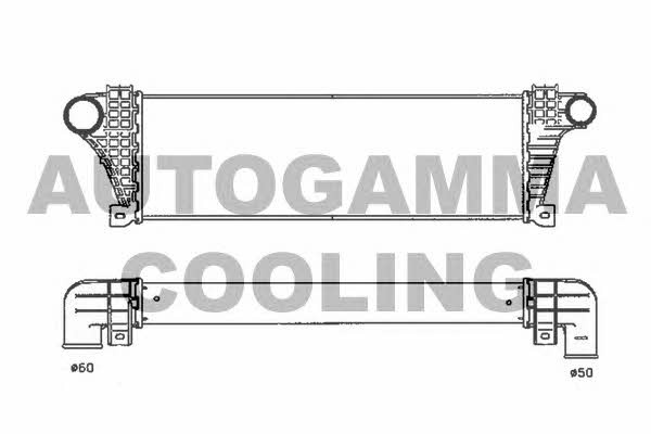 Autogamma 103811 Intercooler, charger 103811