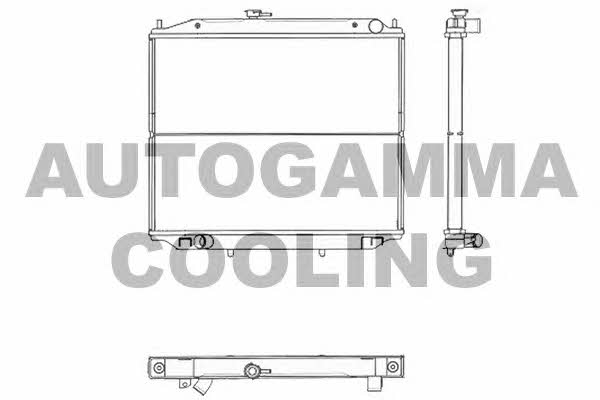 Autogamma 103825 Radiator, engine cooling 103825