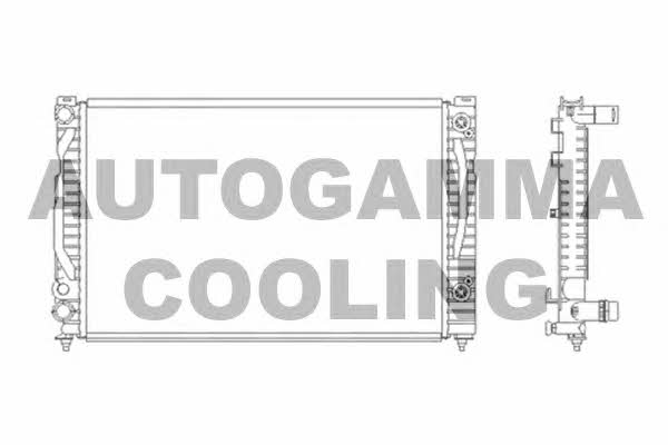 Autogamma 103864 Radiator, engine cooling 103864
