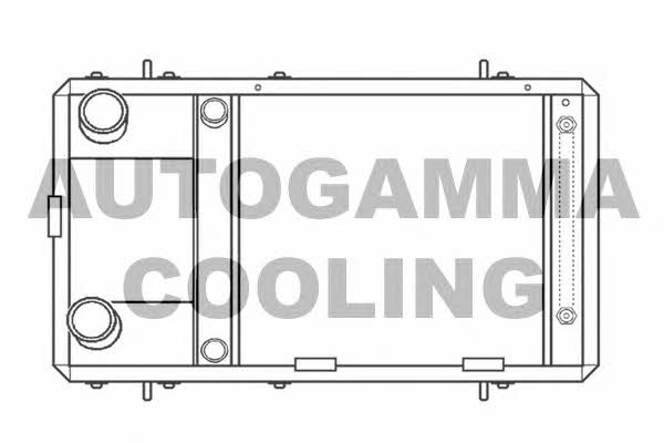 Autogamma 103873 Radiator, engine cooling 103873
