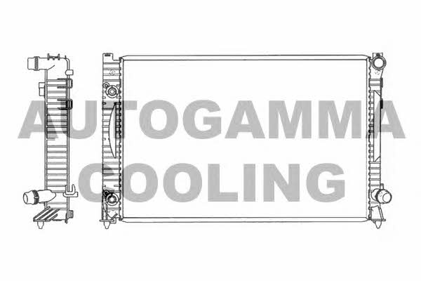 Autogamma 103880 Radiator, engine cooling 103880