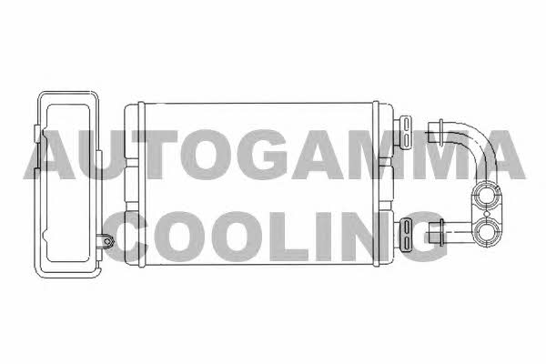 Autogamma 103895 Heat exchanger, interior heating 103895