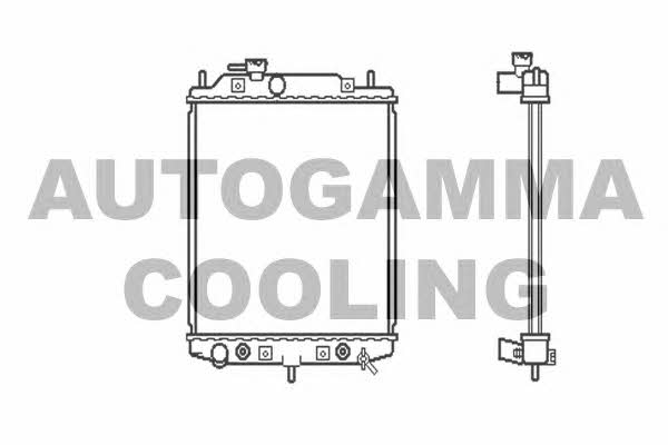 Autogamma 103910 Radiator, engine cooling 103910