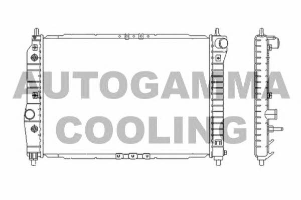 Autogamma 103951 Radiator, engine cooling 103951