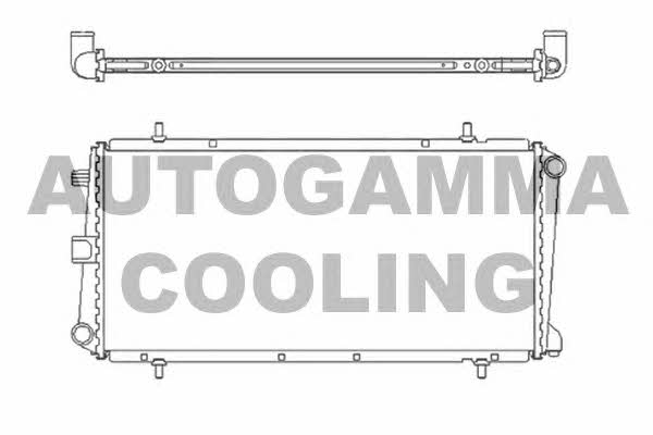 Autogamma 103954 Radiator, engine cooling 103954