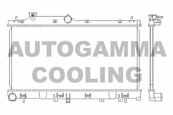Autogamma 105927 Radiator, engine cooling 105927