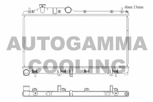 Autogamma 105933 Radiator, engine cooling 105933
