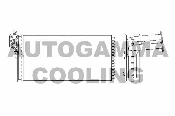 Autogamma 105994 Heat exchanger, interior heating 105994