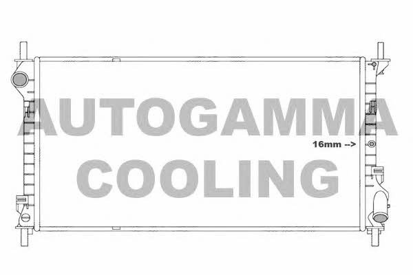 Autogamma 107003 Radiator, engine cooling 107003