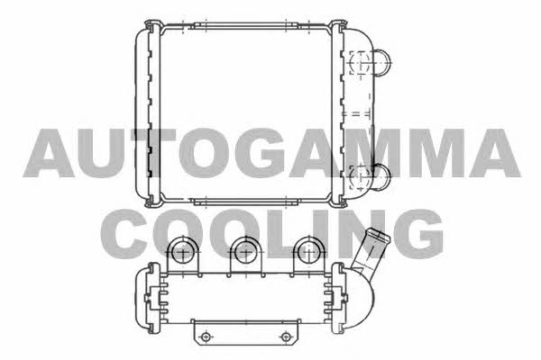 Autogamma 107006 Radiator, engine cooling 107006