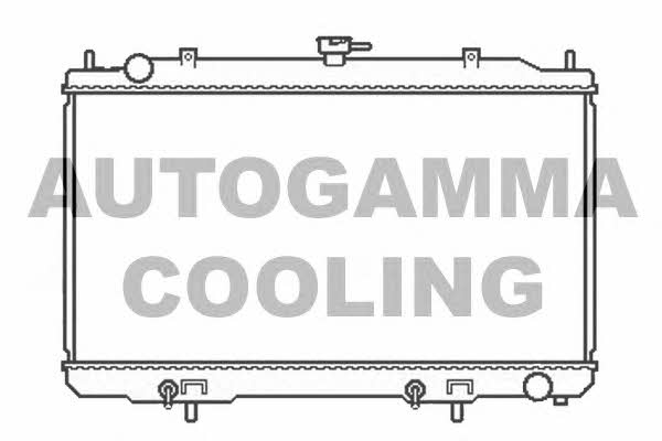 Autogamma 107018 Radiator, engine cooling 107018