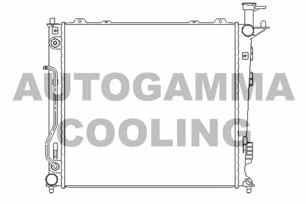 Autogamma 107028 Radiator, engine cooling 107028