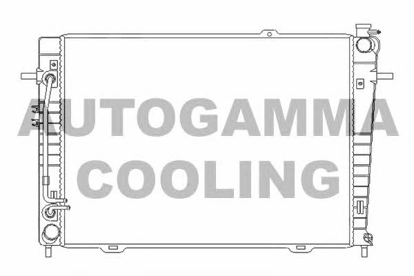 Autogamma 107072 Radiator, engine cooling 107072