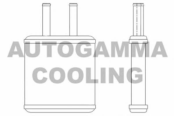 Autogamma 107078 Heat exchanger, interior heating 107078