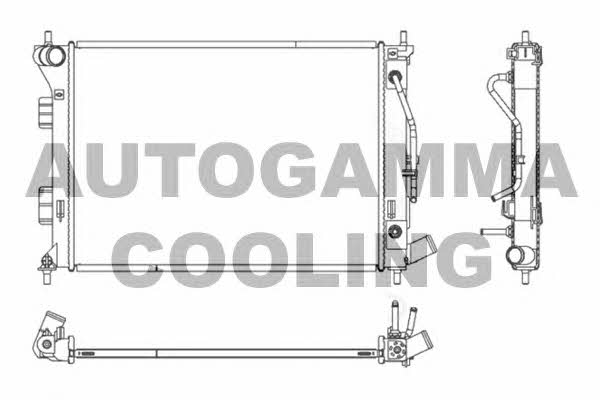 Autogamma 107139 Radiator, engine cooling 107139