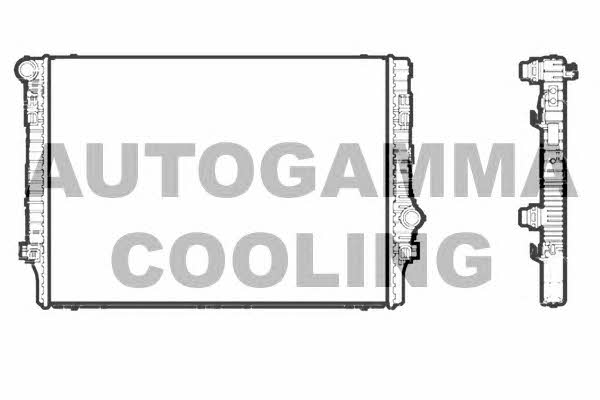 Autogamma 107201 Radiator, engine cooling 107201