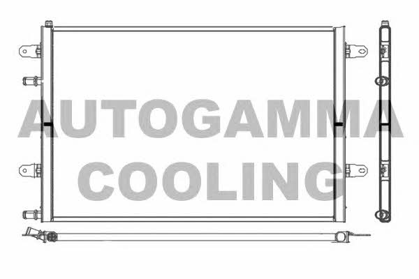 Autogamma 107202 Radiator, engine cooling 107202