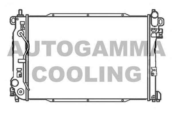 Autogamma 107205 Radiator, engine cooling 107205