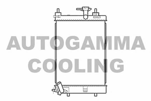 Autogamma 107207 Radiator, engine cooling 107207
