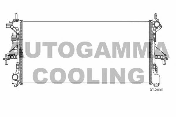 Autogamma 107211 Radiator, engine cooling 107211