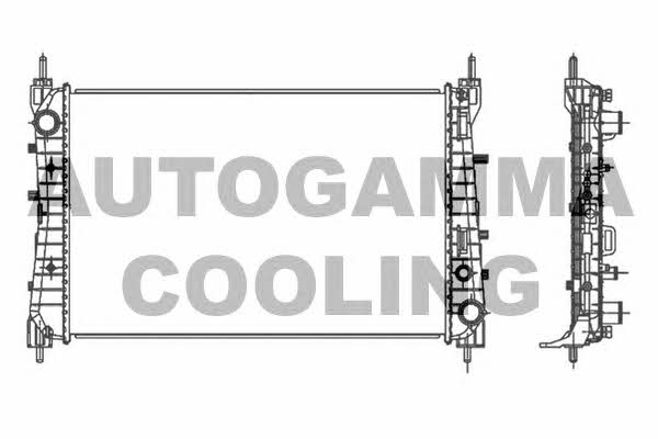 Autogamma 107213 Radiator, engine cooling 107213