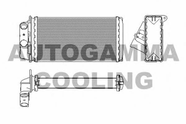 Autogamma 103969 Heat exchanger, interior heating 103969
