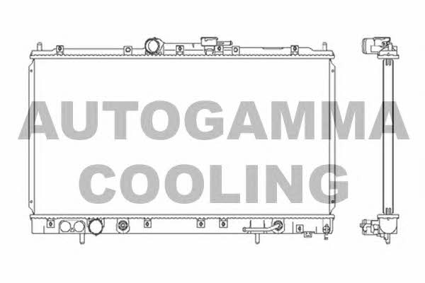 Autogamma 103970 Radiator, engine cooling 103970