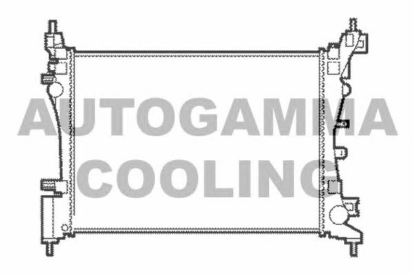 Autogamma 103985 Radiator, engine cooling 103985