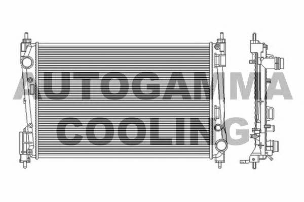 Autogamma 103986 Radiator, engine cooling 103986