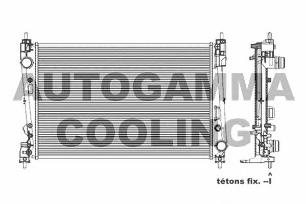 Autogamma 103987 Radiator, engine cooling 103987