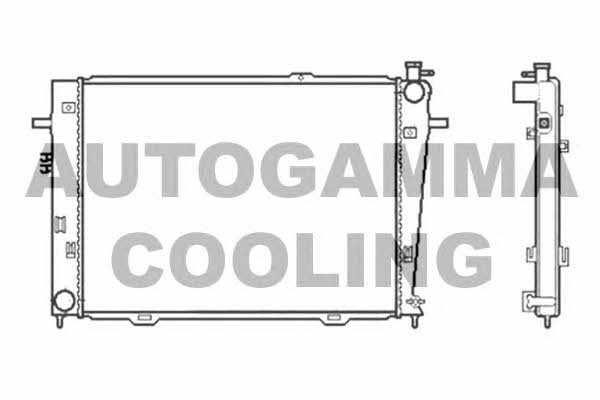 Autogamma 104010 Radiator, engine cooling 104010
