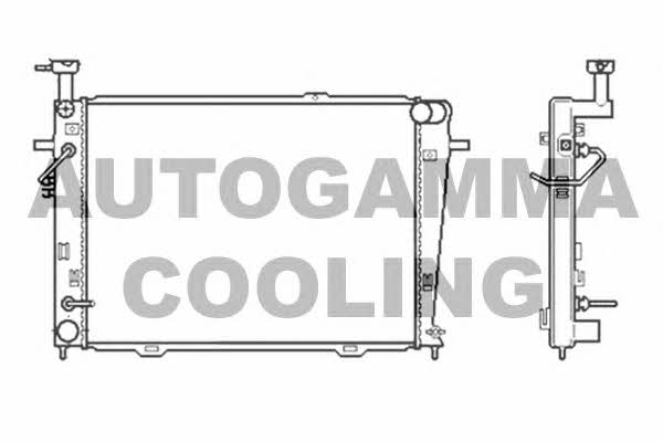 Autogamma 104012 Radiator, engine cooling 104012
