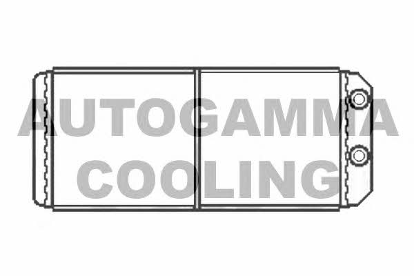 Autogamma 104024 Heat exchanger, interior heating 104024