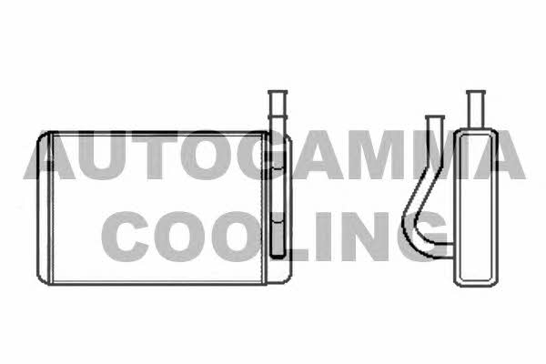 Autogamma 104090 Heat exchanger, interior heating 104090