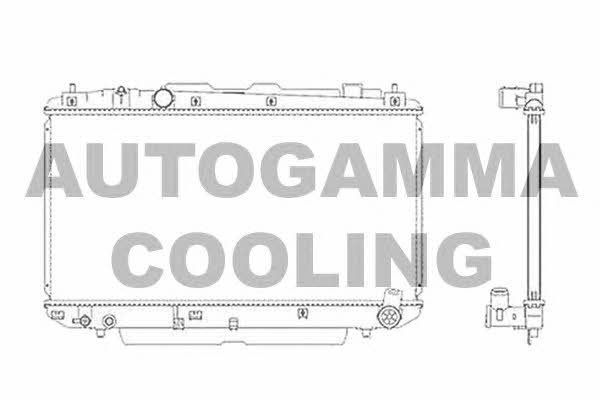 Autogamma 104115 Radiator, engine cooling 104115